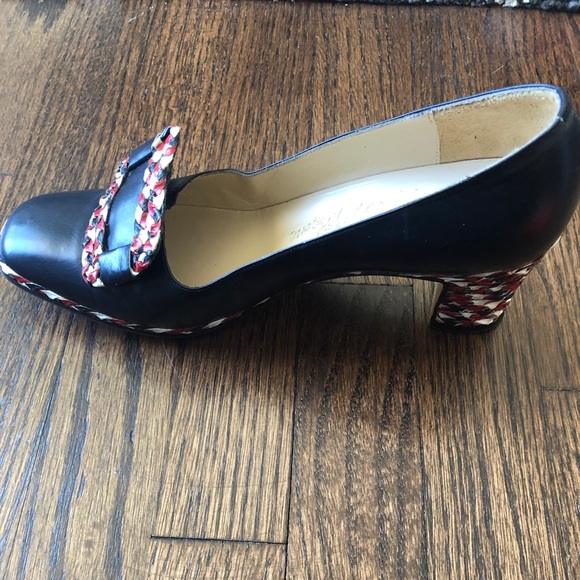 Vintage Rosina Ferragamo Schiavone Navy Heels - Picture 2 of 2